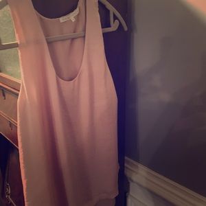 Soft chiffon type tank